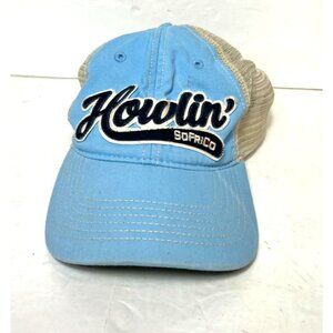 Southern Fried Cotton Howlin SOFRICO Patch Trucker Hat Blue Mesh Adjustable Back